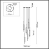 Подвесная люстра Odeon Light 4794/72L