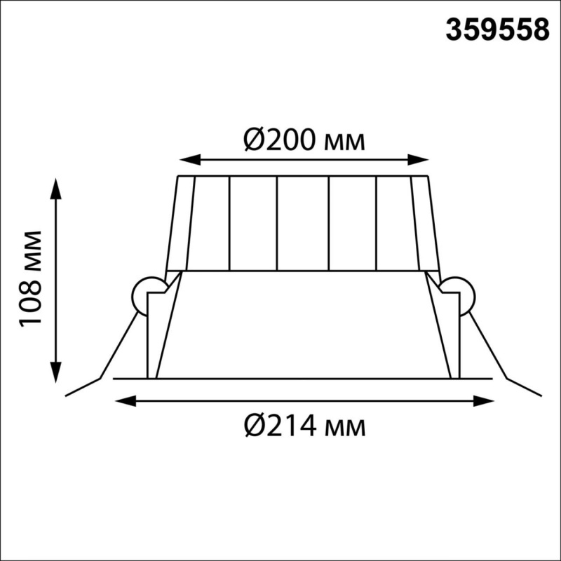359558 NT Светильник 40Вт 3000/4000/6000К 220-240В IP44 WIR