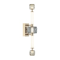 5426/28WL L-VISION ODL_EX24 000 золотой/белый/дымчатый/коньячный/металл/стекло/акрил Бра LED 28W 3000K KLIFF