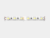SWG Standard Светодиодная лента  5050, 60 LED/м, 14,4 Вт/м, 24В , IP20, Цвет: Теплый белый, SWG560-24-14.4-WW-M