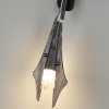 5442/6WL L-VISION ODL_EX26 059 черный/дымчатый/металл/стекло/акрил Бра LED 6W 3000K 633Лм AFALINA