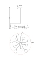 Люстра Freya FR5116PL-10BS