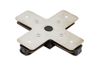 DesignLed X-коннектор для  однофазных  трековых систем, CN2-BL-X