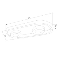 Спот Eurosvet 20123/2 LED белый
