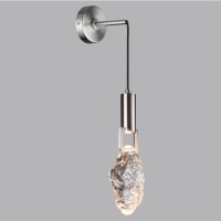 6696/5WL MIDCENT ODL24 239 Настенный светильник матовый никель/металл/стекло IP20 LED 5W 200Лм 3000K LIA