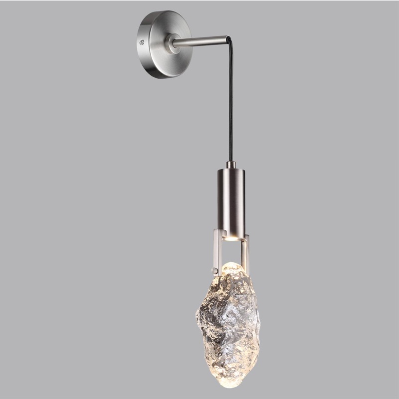 6696/5WL MIDCENT ODL24 239 Настенный светильник матовый никель/металл/стекло IP20 LED 5W 200Лм 3000K LIA