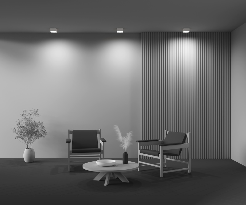 Накладной светильник Maytoni C032CL-12W4K-SQ-W