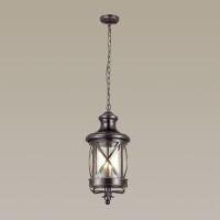 4045/3 NATURE ODL18 701 черный/золотая патина Уличный светильник-подвес IP44 E14 3*60W 220V SATION