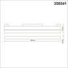 358541 SHINO NT21 158 черный Трековый светильник для низковольного шинопровода IP20 LED 4000K 24W 48V FLUM