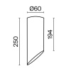 Потолочный светильник Technical C044CL-01-25GU10-W