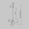 Комплектующие для трекового светильника Technical TRA154CSW-1B