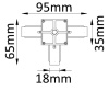 Коннектор Crystal Lux CLT 0.211 03 WH