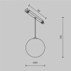 Трековый подвесной светильник Technical TR039-2-5W3K