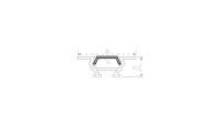 SWG Standard Встраиваемый алюминиевый профиль SWG, RC-1030