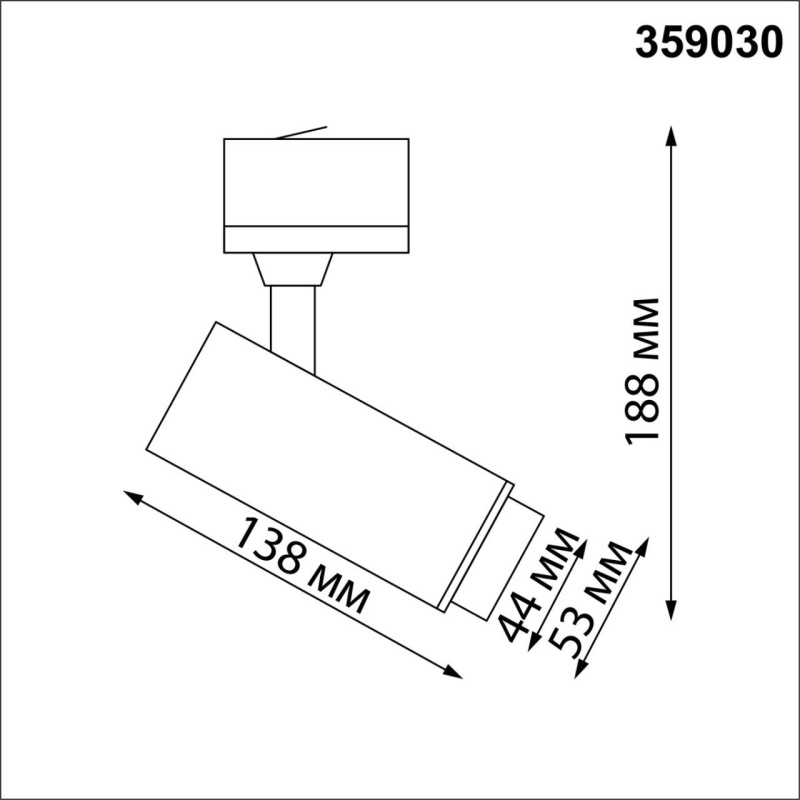 359030 PORT NT23 266 белый Трехфазный трековый светильник с переключателем цветовой температуры и мощности IP20 LED 3000К\4000К\6000К 5W/9W/13W 220V N
