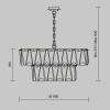 Подвесной светильник Maytoni MOD043PL-12CH