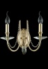 Бра Crystal Lux VICTORIA AP2 GOLD/AMBER