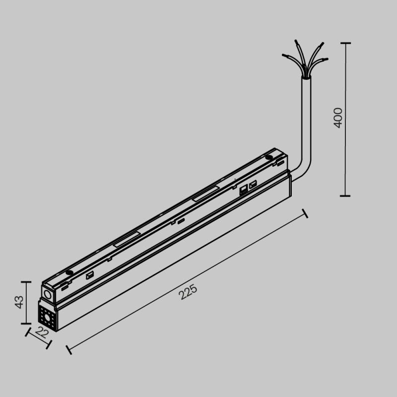 Источник напряжения Technical TRA034DR-100W-DD-W
