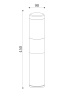 Ландшафтный светильник Outdoor O590FL-L8B4K