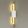 4359/10WL MIDCENT ODL23 175 белый мрамор/золотистый металл Настенный светильник IP20 LED 10W 655Лм 3000K MARMI