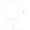 Накладной светильник ARTE Lamp A5633PL-1BK