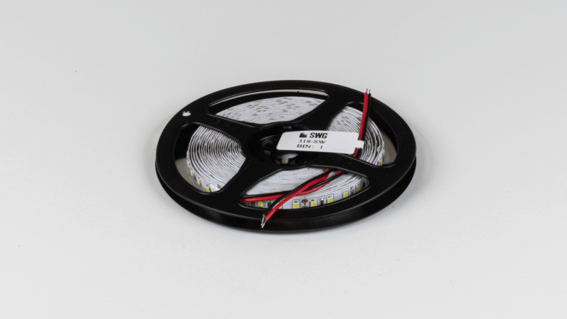 SWG Standard Светодиодная лента 2835, 120 LED/м, 9,6 Вт/м, 24В , IP20, 3M, Цвет: Холодный белый, SWG2120-24-9.6-W-M