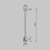Стойка Maytoni Technical TRA158C-IPCL1-B