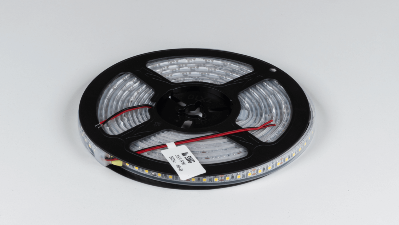 SWG Standard Светодиодная лента 3528, 120 LED/м, 9,6 Вт/м, 12В , IP66, Цвет: Нейтральный белый, SWG3120-12-9.6-NW-66-M