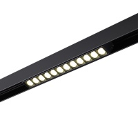 358622 SHINO NT21 064 черный Трековый низковольтный св-к диммируемый с ДУ, со сменой цв.температуры IP20 LED 3000~6500К 12W 48V FLUM