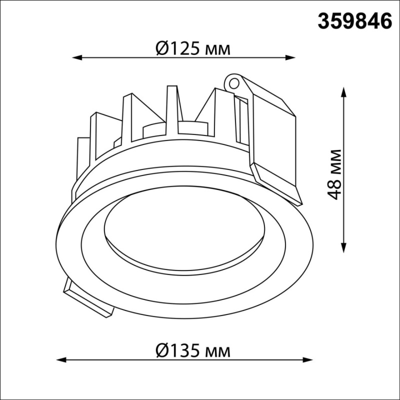 359846 NT Светильник 25Вт 2700/3200/4000К 220-240В IP44 WIR