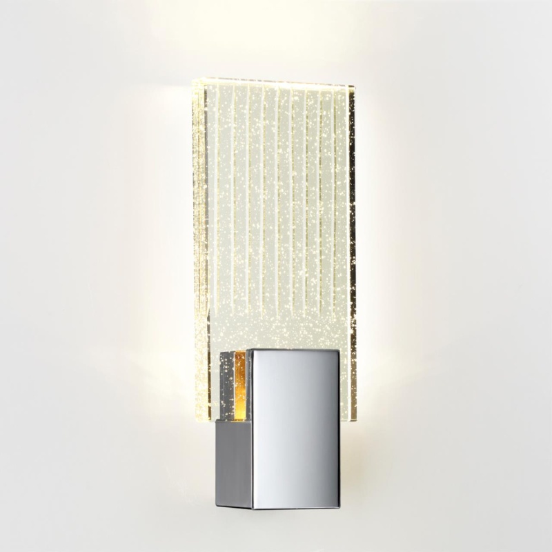 4363/5WL HIGHTECH ODL23 433 хром полированный/металл/стекло Настенный св-к IP20 LED 5W 261Лм 3000K RICCI