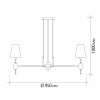 Подвесная люстра Escada 2106/10S