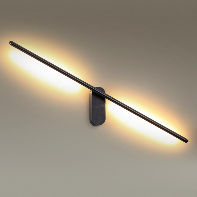 3858/12WB HIGHTECH ODL19 000 черный Настенный светильник LED 12W 710Лм 3000К 220V MILL