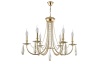 Подвесная люстра Crystal Lux VICTORIA SP6 GOLD/AMBER