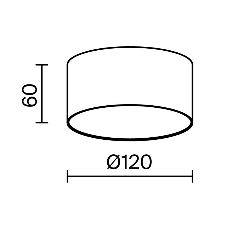 Потолочный светильник Technical C032CL-12W3K-RD-B