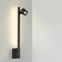 359313 OVER NT24 290 черный Светильник настенный диммируемый (выключатель) IP20 LED 7W+7W 4000K 220-240V FERMO