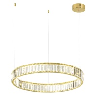 5015/36L L-VISION ODL23 587 золотой/прозрачный металл/хрусталь Люстра LED 36W 4000K 3600Лм VEKIA
