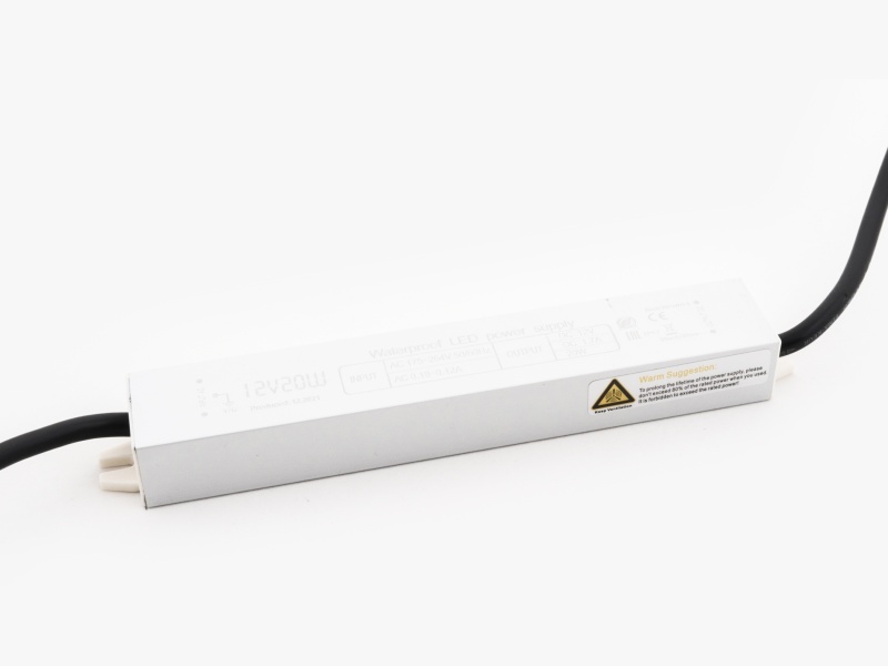 Блок питания LEDS POWER 20Вт 12В IP67 алюминий SLIM 005102