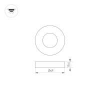 Вставка Arlight 024930