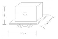 Встраиваемый светильник ARTE Lamp A5941PL-1WH