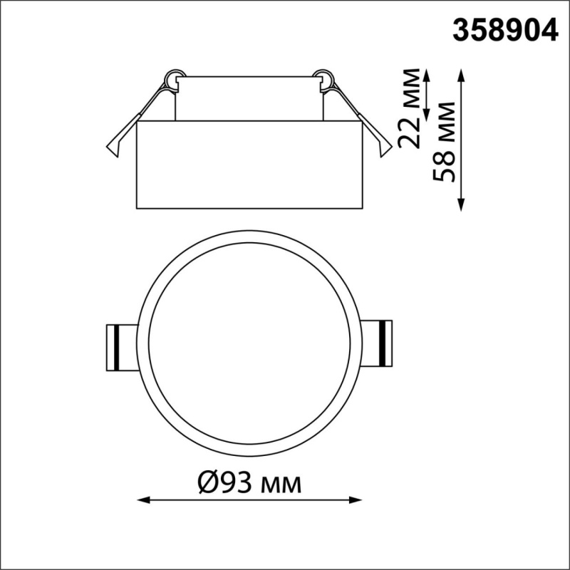 358904 NT Светильник 10Вт 4000К 220В IP54 SPOT