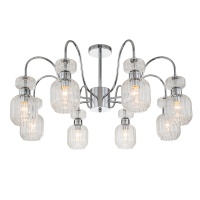 Люстра на штанге Escada 1141/8PL Chrome/Clear
