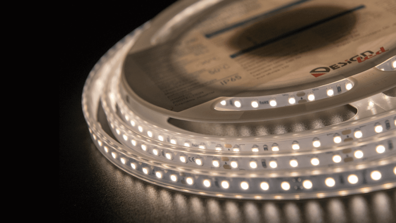 DesignLed Светодиодная лента 9.6Вт 24В IP65 нейтральное свечение, DSG3120-24-NW-65