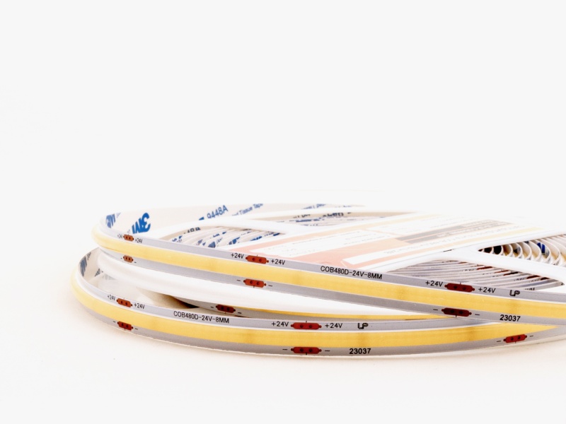 Светодиодная лента LEDS POWER COB 480/м (11Вт/м) 24В холодная 005782