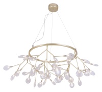 Подвесная люстра Crystal Lux EVITA SP45 D GOLD/TRANSPARENT