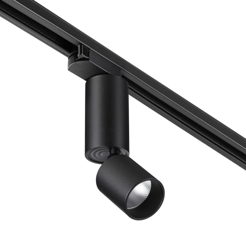 359321 PORT NT24 210 черный Светильник трековый однофазный трехжильный IP20 LED 10W 85-265V 3000K 1100Лм TUBO