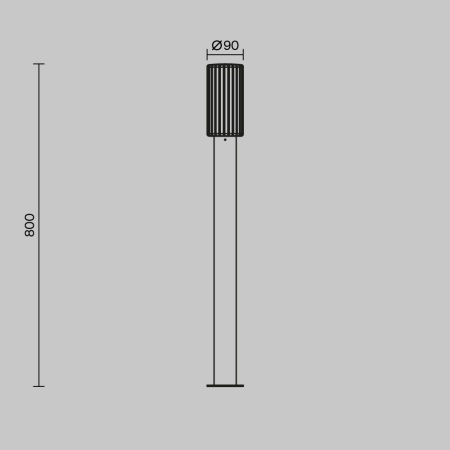 Ландшафтный светильник Outdoor O502FL-01B1