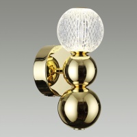5008/4WL L-VISION ODL23 573 золотой/прозрачный/металл/акрил Бра LED 4W 4000K 230Лм CRYSTAL