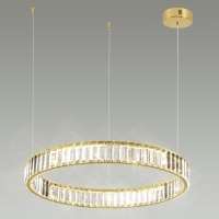 5015/36L L-VISION ODL23 587 золотой/прозрачный металл/хрусталь Люстра LED 36W 4000K 3600Лм VEKIA