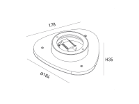 DesignLed Бра декоративное , Черный, 7Вт, 3000K, IP20, ML-TR184-BL-WW